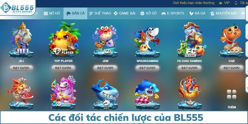 Các đối tác chiến lược của BL555
