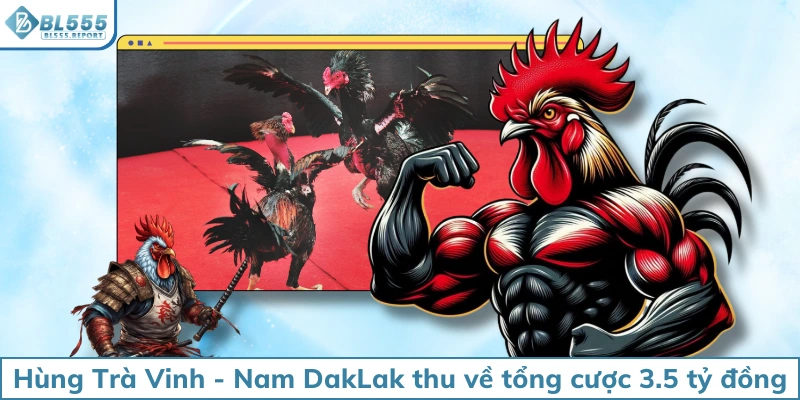 Hùng Trà Vinh - Nam DakLak thu về tổng cược 3.5 tỷ đồng